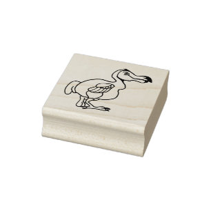 Dodo Bird Cartoon Rubberstempel