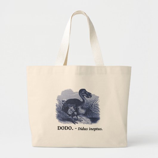 Dodo Bird (Didus ineptus) Grote Tote Bag (Voorkant)