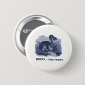 Dodo Bird (Didus ineptus) Ronde Button 5,7 Cm (Voorkant /achterkant)