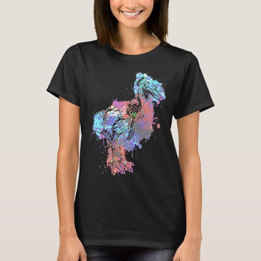 Dodo Bird Extinct Prehistorische Animal Mauritius  T-shirt (Voorkant)