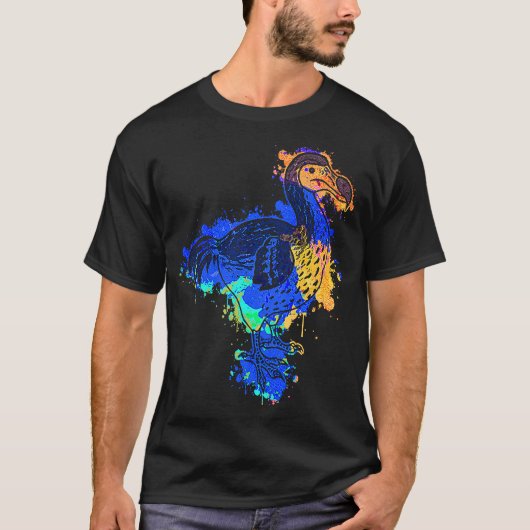 Dodo Bird Extinct Prehistorische Animal Mauritius T-shirt (Voorkant)
