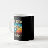 Dodo Bird  Funny Best Dodo Dad over Father' Koffiemok (Voorkant links)