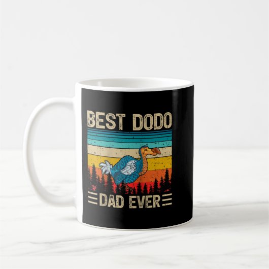 Dodo Bird  Funny Best Dodo Dad over Father' Koffiemok (Links)