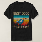 Dodo Bird  Funny Best Dodo Dad over Father' T-shirt (Design voorkant)