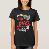 Dodo Bird Gift Skeleton Madagascar T-shirt (Voorkant)