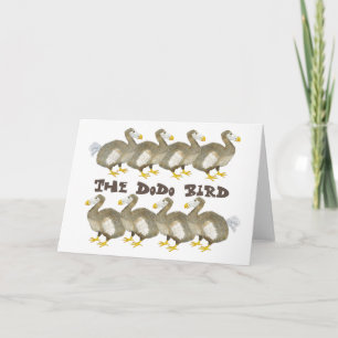 Dodo Bird Greeting Card Kaart