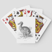 Dodo Bird Illustration Pokerkaarten (Achterkant)