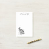 Dodo Bird Illustration Post-it® Notes (Op bureau)