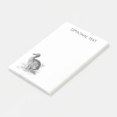 Dodo Bird Illustration Post-it® Notes (Schuin)