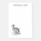 Dodo Bird Illustration Post-it® Notes (Voorkant)