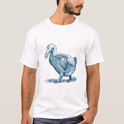 Dodo Bird - Ocean Blue T-shirt (Voorkant)