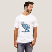 Dodo Bird - Ocean Blue T-shirt (Voorkant volledig)