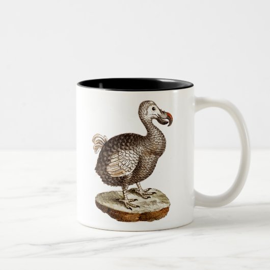  Dodo Bird Retro Dodos Birds 1700 Tweekleurige Koffiemok (Rechts)