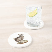  Dodo Bird Retro Dodos Birds 1700 Zandsteen Onderzetter (Zijkant)