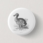 Dodo Bird Ronde Button 3,2 Cm (Voorkant)