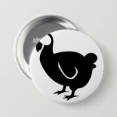 Dodo Bird Ronde Button 7,6 Cm (Voorkant /achterkant)