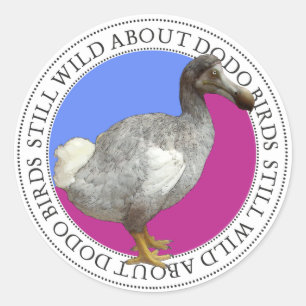 Dodo Bird Ronde Sticker