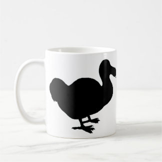 Dodo Bird Silhouette Koffiemok