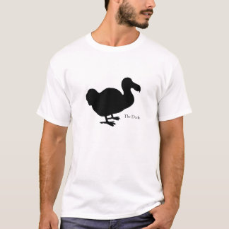 Dodo Bird Silhouette Shirt met Lettering