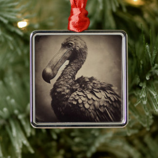 Dodo Bird  Victoriaans Natuurgeschiedenis Metalen Ornament