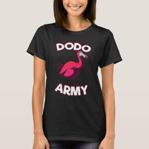 Dodo Bird zal weer opstaan met grappige vogelkijke T-shirt
