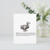 dodo briefkaart (Staand voorkant)