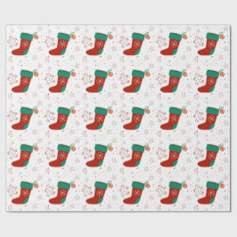 Dodo Craft Studio Schattig Kerstmuts Kerstmis. Cadeaupapier
