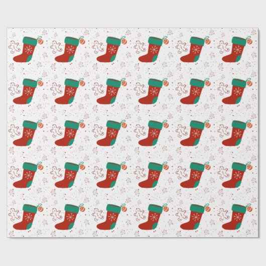 Dodo Craft Studio Schattig Kerstmuts Kerstmis. Cadeaupapier (Vlak)
