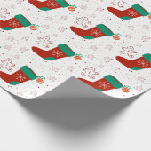 Dodo Craft Studio Schattig Kerstmuts Kerstmis. Cadeaupapier (Hoek)