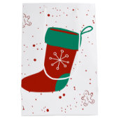 Dodo Craft Studio Schattige Kerst Kous Holiday. Medium Cadeauzakje (Achterkant)