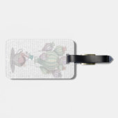 Dodo in Teacup Bagagelabel (Achterkant horizontaal)