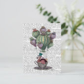 Dodo in Teacup Briefkaart (Staand voorkant)