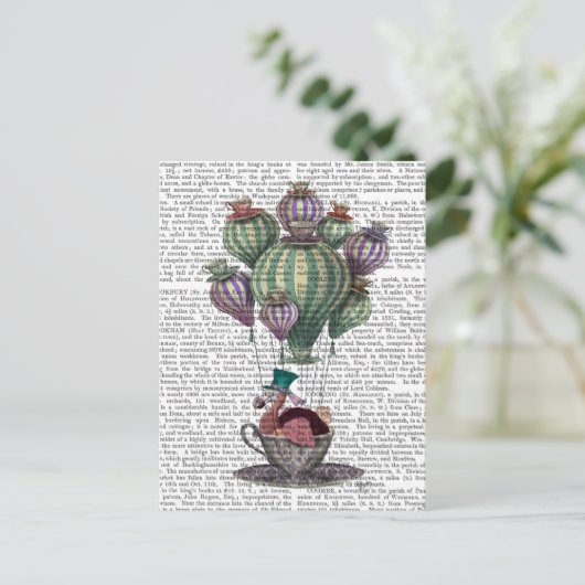 Dodo in Teacup Briefkaart (Staand voorkant)