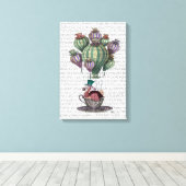 Dodo in Teacup Canvas Afdruk (Insitu (Houten vloer))