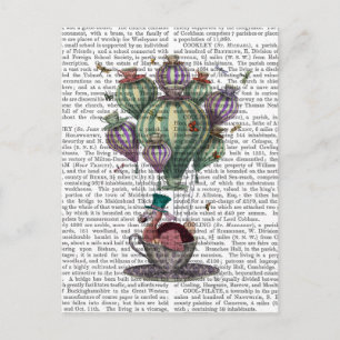 Dodo in Teacup met libellen Briefkaart