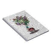 Dodo in Teacup met libellen Notitieboek (Rechterzijde)