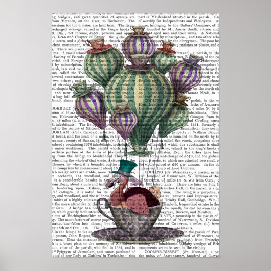 Dodo in Teacup Poster (Voorkant)
