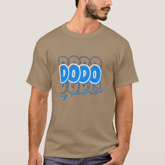 Dodo Mijn favoriete vogelvrienden T-shirt (Voorkant)