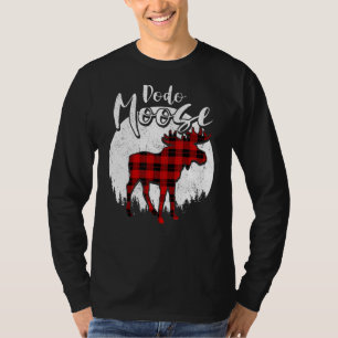 Dodo Moose Red Pset Buffalo Matching Family Pajam T-shirt