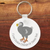 Dodo-ontwerp Sleutelhanger (Achterkant)