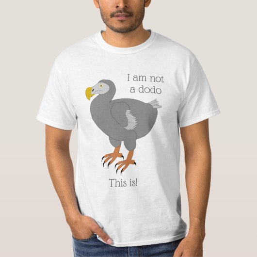 Dodo-ontwerp T-shirt (Voorkant)