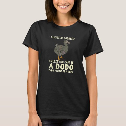 Dodo Prehistorische Vogel T-shirt (Voorkant)