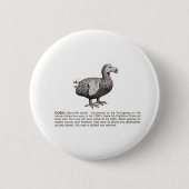 dodo ronde button 5,7 cm (Voorkant)