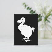 Dodo Silhouette Briefkaart (Staand voorkant)