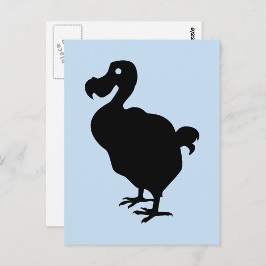 Dodo Silhouette Briefkaart (Voorkant / Achterkant)