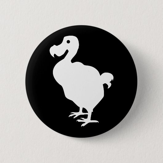 Dodo Silhouette Ronde Button 5,7 Cm (Voorkant)