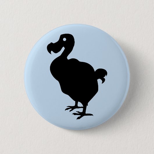 Dodo Silhouette Ronde Button 5,7 Cm (Voorkant)