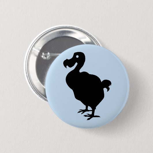 Dodo Silhouette Ronde Button 5,7 Cm (Voorkant /achterkant)