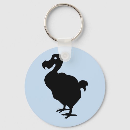 Dodo Silhouette Sleutelhanger (Voorkant)
