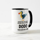 Dodo Special Quottes Two-Tone Coffee Mok (Voorkant rechts)